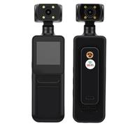 Annadue Action Camera, Videocamera Portatile WiFi 4K, Fotocamera Subacquea Anti-vibrazione con Schermo LCD HD da 1,31 Pollici, Videoregistratore con Morsetto Posteriore