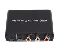 Annadue Adattatore Ad, Convertitore Ottico Coassiale di Interfaccia Multimediale Multimediale Muting Automatico con Output di Multipli per Altoparlanti per Home Theater TV