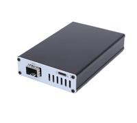 Annadue Adattatore Ethernet da 10G Thunderbolt 3, per Connessioni di Rete Ad Alta velocità, 10 GB/s Compatibili con Thunderbolt 3 o Thunderbolt 4 Porte USB4 SFP Porta in Fibra 10 Gigabit