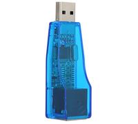 Annadue Adattatore Ethernet USB per Laptop | Plug and Play, negoziazione automatica 10/100Mbps, corpo in ABS compatto, hot swap, operativo multiplo