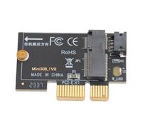 Annadue Adattatore PCIE M.2, Scheda Adattatore da M.2 a PCIE X1 Trasmissione Dati Ad Alta velocità Scheda Adattatore Mini da M.2 a PCI Express X1 Collegabile per Desktop