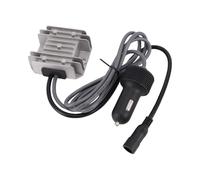 Annadue Adattatore per Auto, Convertitore da 12 V A 30 V 3,5 A 105 W con Presa Accendisigari, per Mini Parabola Satellitare in Auto, Camion, Nave