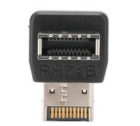 Annadue Adattatore USB 3.1 Tipo E, Adattatore Tipo E per Scheda Madre del Computer Angolo Retto di 90 Gradi con Connettore PH74A, Splitter USB 3.0 Ideale per Mini PC con Pannello Frontale (PH74B)