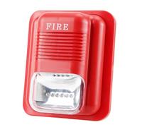 Annadue Allarme Antincendio Sirena Stroboscopica, 12/24V Suono e Luce di | Allarme antincendio sonoro e luminoso con sirena forte, per sistemi di allarme di sicurezza industriale e domestica