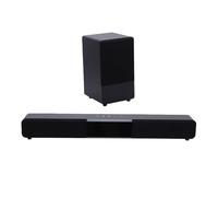 Annadue Altoparlante da Scaffale Bluetooth 5.3, Surround 2.1 da 60 W con Subwoofer per Home Theater, Altoparlante Stereo Wireless da Interno con Telecomando Integrato (Spina europea)