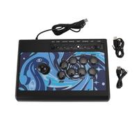 Annadue ArcadeFight Stick per PC, Joystick Controller di Gioco USB con 8 Tasti Azione, 8 Tasti Funzione, Funzione Turbo Sound, Base in Gomma Antiscivolo, Joystick da Combattimento