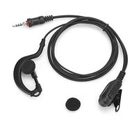 Annadue Auricolare Adatto per IC-M33/M25/M34, Auricolare con Gancio per l'orecchio Impermeabile IP54, Auricolare Radio bidirezionale, Suono Chiaro, Design a Forma di G, Robusto e