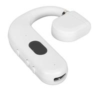 Annadue Auricolare Bluetooth 5.3 Open Ear, Cuffie Wireless Monoorecchio con Microfono Ruotabile a 180°, Batteria 30H, Audio HD, per Guida Aziendale e Sport All'aria Aperta (WHITE)