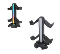 Annadue Auricolare da Gioco e Supporto per Controller, Supporto di Ricarica Wireless per Controller PS 5, 9 modalità di Illuminazione RGB, Docking Stazione USB A/USB C per Giocatori