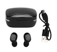 Annadue Auricolari Bluetooth sportivi: gli Auricolari Bluetooth 5.6 Sono Dotati di Cancellazione del Rumore Sportiva con un Raggio di Trasmissione Fino a 10 Metri e un Tempo di St (BLACK)