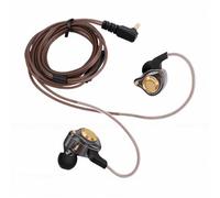 Annadue Auricolari da Gioco Cablati con Microfono, Cuffie IEM da 3,5 Mm, Driver Dinamico da 11 Mm, Bassi Profondi, Cancellazione del Rumore ENC per Chiamate Musicali da Gioco su I (BLACK)