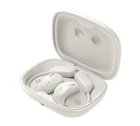 Annadue Auricolari per Traduzione AI, Auricolari Indolori con Gancio per L'orecchio con Traduzione in Tempo Reale in 130 Lingue, Custodia Touchscreen, Bassa Latenza, per Giochi Musicali, (bianco