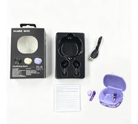 Annadue Auricolari Wireless, Cuffie Semi-in-ear Bluetooth 5.4, Auricolari Resistenti Al Sudore IPX4, Custodia di Ricarica da 150 MAh per lo Sport, Controlli Touch, Chiamata a Doppio Orecchio (PURPLE)