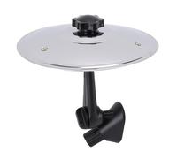 Annadue Auto per Cymbal Air Vent, Mini Piatti di Crash Tamburi per Ventilazione Auto, Mini Piatti a Clip-on per Amanti della Musica, Rendi la Tua Guida più Divertente per Berline SUV (SILVER)