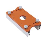 Annadue Base per Taglierina per Legno, Staffa per Scanalatura 2 in 1, Base per Fresa per Legno per Taglierine, Diametro Interno 65 Mm, Intervallo di Spessore del 0-5 Cm, Ideale per Scanalatura per la