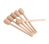 Annadue Bastoncini per in Legno, Strumenti per Spalmare Piccola Marmellata da 50 Pezzi, Bacchetta per Mescolare in Legno da 10 Cm per Vasetto di, Raccolta di Barattoli, Accessori per la Cottura