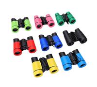Annadue Binocolo per Bambini da 8 Pezzi, Binocolo Portatile Pieghevole Colorato Vibrante Antiurto da 8 Pezzi per attività di Campeggio in Classe per il Birdwatching dei Bambini