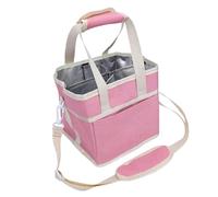 Annadue Borsa per Bevande, Portabottiglie Coibentato per 4 Tazze a Prova di Fuoriuscite, Portabevande per Auto Riutilizzabile di Grande capacità per Gite in Famiglia con Picnic