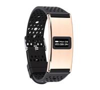 Annadue Braccialetto Intelligente Sottile per Uomo e Donna, Bluetooth 5.3, Impermeabile IPX8, con Diverse modalità Sportive, Notifica di Chiamata e Analisi del Sonno per L'uso quo (GOLD)