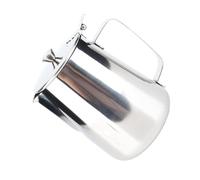 Annadue Brocca per Schiuma di Latte per caffè in Acciaio Inossidabile con Coperchio, Tazza per Latte Art da 1000 Ml, Tazza per Schiuma di per, in Acciaio Inossidabile per caffè Cappuccino (1500 ml)