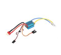 Annadue Brushless ESC 160A Waterproof con BEC 5V 1A, T Plug, per Auto RC | Regolatore di velocità elettronico per auto RC 1/12 1/10, impermeabile, bidirezionale, 35 A costante, antipolvere