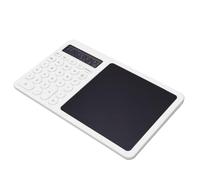 Annadue Calcolatrice Intelligente con Lavagna per Scrittura LCD, Penna | Materiale ABS, Uso Scolastico in Ufficio, Batteria di Riserva CR2032, Base Antiscivolo, Borsa per il Trasporto della