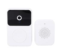 Annadue Camera da Campanello Video Intelligente, Videocamera per Campanello Wireless HD con Notifiche a 800 MAh e Notifiche di App Mobile, Fotocamera per Campanelli a Monte a Muro per la