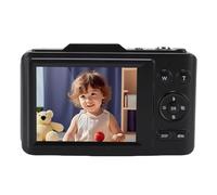 Annadue Camera Digitale 4K, Fotocamera Autofocus HD da 48 MP con Zoom Digitale 16x, Schermo da 2,8", Scrematura Anti -sceneggiatura, Telecamera da Viaggio Compatta per Adolescenti (BLACK)