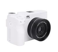Annadue Camera Digitale 4K, Fotocamera WiFi Mirrorless WiFi da 75 MP con Zoom Digitale 18x e Schermo LCD da 3 Pollici, per Fotografia e Viaggio (WHITE)