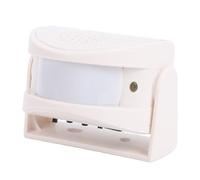 Annadue Campanello Wireless, Allarme con Sensore di Movimento a Infrarossi con 32 Suonerie, 4 Livelli di Volume, Altoparlante Integrato e Luce Lampeggiante, per Uso Interno in Cas