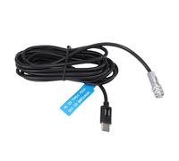 Annadue Cavo di Alimentazione USB C per Fotocamera BMPCC 4K 6K, Lunghezza di 200 Cm con Connettore Femminile a 2 Pin, Compatibile con PD Power Box e Caricatore a Parete