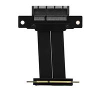 Annadue Cavo di Riser PCIE 4.0, PCIE 4.0 X4 Gen 4 GPU Scheda Grafica Cavo di Estensione Maschio da 90 ° a Femmina 180 ° per M.2, WiFi, USB, Scheda di Acquisizione, GPU, ecc. (5 cm)