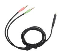 Annadue Cavo per Cuffie da Gioco per G4ME ONE PC 373D PC37X GSP350 500 600, Filo Intrecciato in Rame Privo di Ossigeno OFC, Spina Placcata Oro da 3,5 Mm, Cavo di Ricambio da 1,9 M 74,8 Pollici