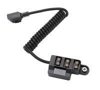 Annadue Cavo Splitter D-Tap B Tipo 3 Porta D Tap Tap Hub Slitter Cavo di Alimentazione con Display Digitale LED per Batteria a V-Mount/Gold Mount, Gabbia della Fotocamera, Trasmissione