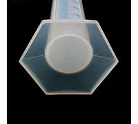 Annadue Cilindro Graduato da 500 Ml, Cilindro Graduato in Plastica per Test di Liquidi da Laboratorio, Tubo di Prova con Graduazioni, Strumento Compatibile con Liquidi Caldi