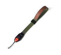 Annadue Cinghia del Polso della Fotocamera, Cinturino di Sicurezza a Rilascio Rapido Magnetico Regolabile con Vera Pelle, Cuscinetto di Carico da 90 Kg, Regolazione una Mano (GREEN)