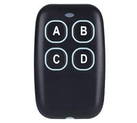 Annadue Codice di Apprendimento Trasmettitore Telecomando Wireless Portachiavi 4 Pulsanti, Apriporta Universale per Garage Apricancello Universale Remoto