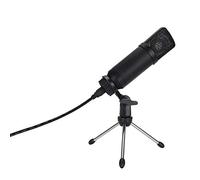 Annadue con treppiede regolabile Mic, microfono, per PC Laptop Notebook per computer(black)