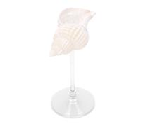 Annadue Conch Shell Bicchiere da Vino per Festa di Matrimonio Bar (Style 3) | Conchiglia naturale, lucidata a mano, servizio di bevande fredde, festa di anniversario di matrimonio, opera d\'arte unica