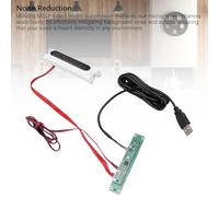 Annadue Conferenza Microfono USB, Macchina per il Riconoscimento Vocale con 4 Array Staffa Regolabile Microfono Onnidirezionale per Incontri Online, Classe
