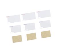 Annadue Confezione da 3 Pellicole Protettive per Console 3DS XL LL, Vetro Temperato PET Antiriflesso, Anti Luce Blu, Trasparente HD, Filtro Protettivo per Portatile