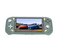 Annadue Console di Gioco Portatile retrò, Lettore di Giochi Portatile Ricaricabile, Display IPS da 5,5 Pollici, 2 GB di Memoria, Dotato di un Potente Processore Quad Core (GREEN)