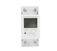 Annadue Contatore Energetico DIN Rail Monofase, 220V 5-80A Display LCD | Monitoraggio energetico, Installazione elettrici, Visualizzazione tensione corrente, Monitoraggio consumi carichi