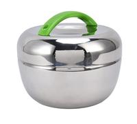 Annadue Contenitore Termico in Acciaio Inossidabile 1L, Pranzo con | Contenitore per alimenti isolato sotto vuoto con ritenzione di calore per 3-4 ore, contenitore per il pranzo portatile per