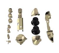 Annadue Controller per Videogiochi Placcato in Oro (Placcato oro) | Finitura elettrolitica, impugnatura comoda, materiale ABS, per controller di gioco, accessori di ricambio