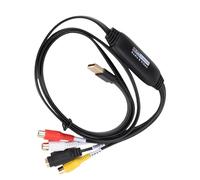 Annadue Convertitore CVBS S Video a USB, Scheda di Acquisizione Video USB 1080P con Ingresso AV, Plug and Play per, Compatibile NTSC PAL per Streaming Live