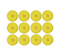 Annadue Copertura per Pulsanti Copertura per Pulsanti Meccanici di Ricambio da 12 Pezzi per Kailh per Cherry per TTC per Akko per Glorious Caps (Yellow)