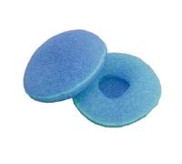 Annadue Copri-Auricolari in Spugna di Ricambio in Schiuma, 30 Cuscinetti Morbidi e Confortevoli per Auricolari per Cuffie, Auricolare, 15 Mm (BLUE)