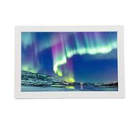 Annadue Cornice Digitale da 17'' con Schermo LED 1440X900P, Cornice Digitale Intelligente con Telecomando, Configurazione Semplice, Supporto Memoria Esterna, MS, Scheda MMC, Disco U (Spina europea)