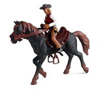 Annadue Cowboy Horse Riding Figurine, Movable Joints, High Simulation (#2) | Statuetta realistica da cowboy, modello di azione con articolazioni mobili, decorazione da tavolo per la casa, ornamento da